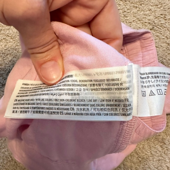 Abercrombie linen blend pull on shorts - Picture 6 of 7